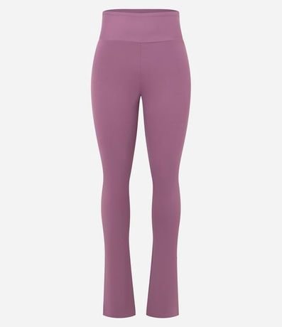 Pantalón Legging Flare Deportiva en Microfibra con Fenda 5