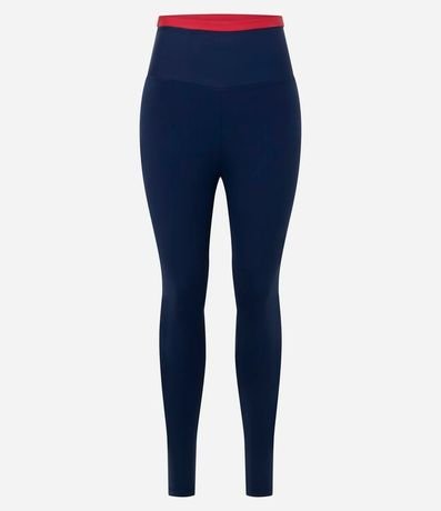 Pantalón Legging Deportiva con Cintura Contrastante 9