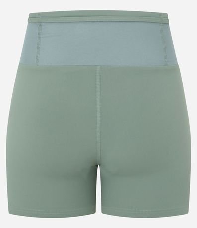 Bermuda Deportiva en Microfibra con Bolsillo en Tule 6