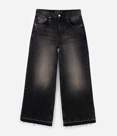 Pantalón Super Baggy en Jeans con Terminación deshilachada 5