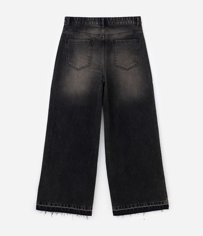Pantalón Super Baggy en Jeans con Terminación deshilachada 6
