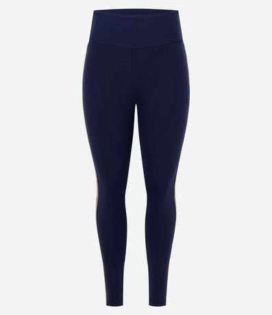 Pantalón Legging Deportiva en Microfibra con Recorte Contrastante 5