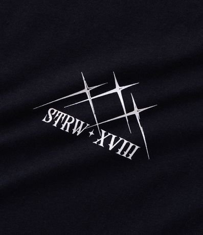 Remera Relaxed en Algodón con Estampado Tribal Chaos 10