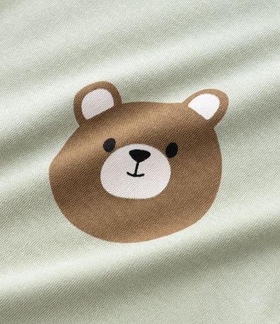 Kit 02 Bodies Infantil con Estampa de Oso – Talle 0 a 18 Meses 5