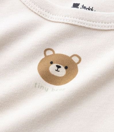 Kit 02 Bodies Infantil con Estampa de Oso – Talle 0 a 18 Meses 6