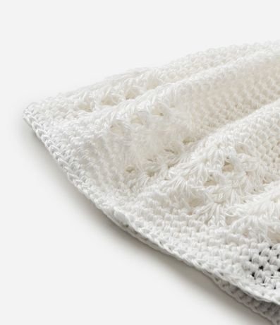 Gorro en Ganchillo con Detalle Contrastante Cutout 2