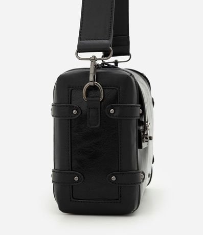 Cartera Shoulder Mediana en PU con Bretel Ancho 2