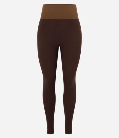 Pantalón Legging Deportiva en Microfibra con detalle Contrastante 5