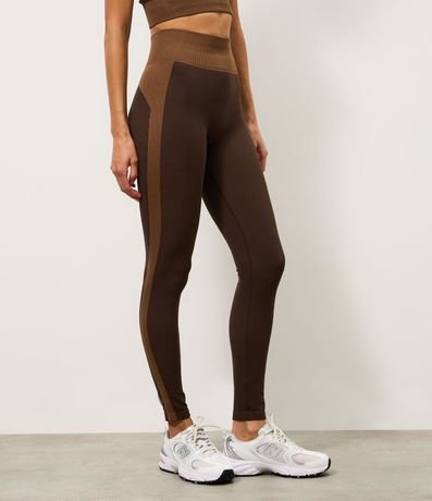 Pantalón Legging Deportiva en Microfibra con detalle Contrastante 2