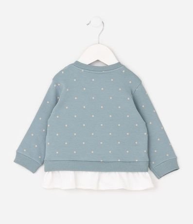Buzo Infantil en de Lunares y Bordado de Margaritas – Talle 0 a 18 Meses 3