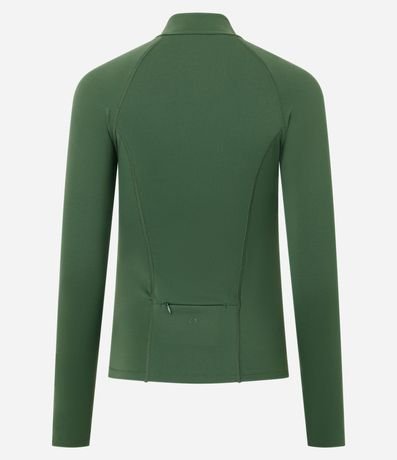 Campera Deportiva Ajustada en Microfibra con Bolsillo 7