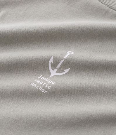 Remera Regular en Algodón con Estampado Náutica Áncora 4