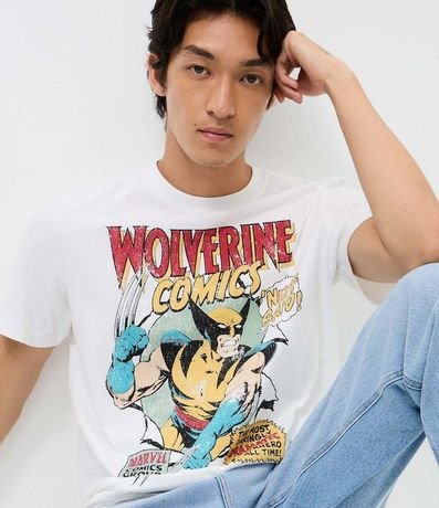 Remera Manga Corta en Algodón Wolverine Comics 3