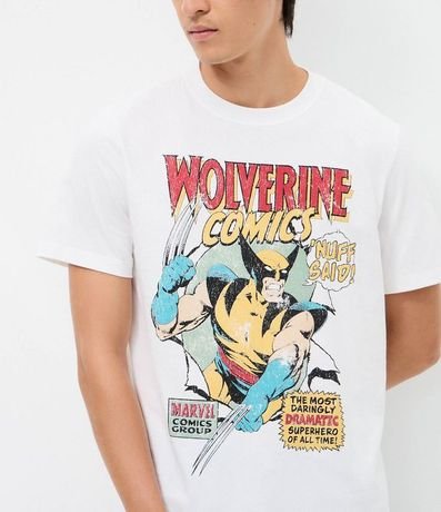 Remera Manga Corta en Algodón Wolverine Comics 4