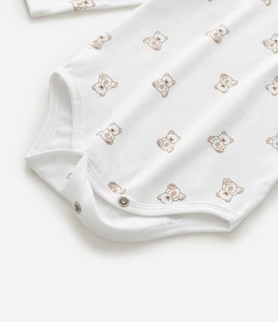 Body Infantil Manga Larga con Estampa de Osos – Talle RN a 18 Meses 6