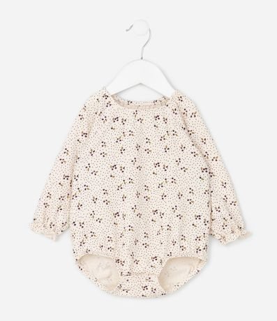 Body Infantil Anarruga Floral Liberty – Talle 0 a 18 Meses