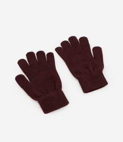 Guante en Tricot con Puño y Textura 2