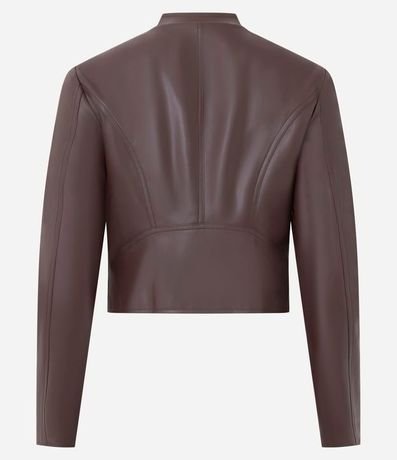 Campera Básica en Pu con Cierre Track 2