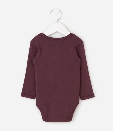 Body Infantil en Cotton Pointelle con Cuello Americano – Talle RN a 18 Meses 3