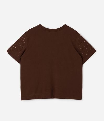 Remera con Brillos Salpicados Curve & Plus Size 5