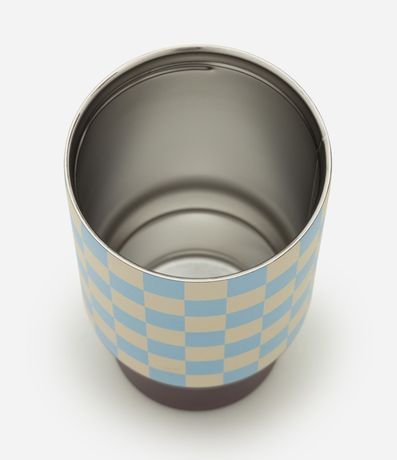 Vaso Térmico con Estampa de Cuadros 750ml 3