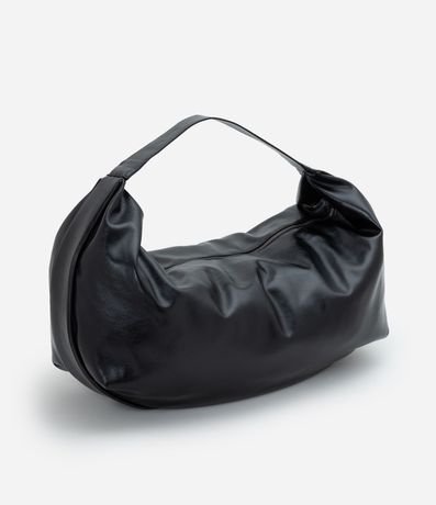 Cartera Hobo Glossy Grande en PU con Asa Ancha 3