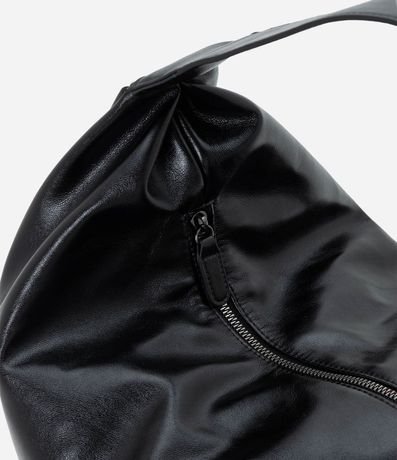 Cartera Hobo Glossy Grande en PU con Asa Ancha 6