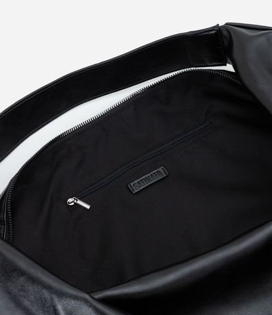 Cartera Hobo Glossy Grande en PU con Asa Ancha 7