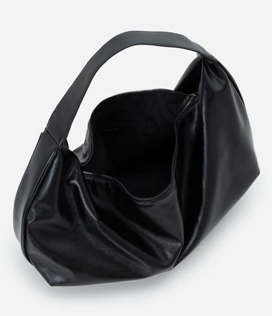 Cartera Hobo Glossy Grande en PU con Asa Ancha 8