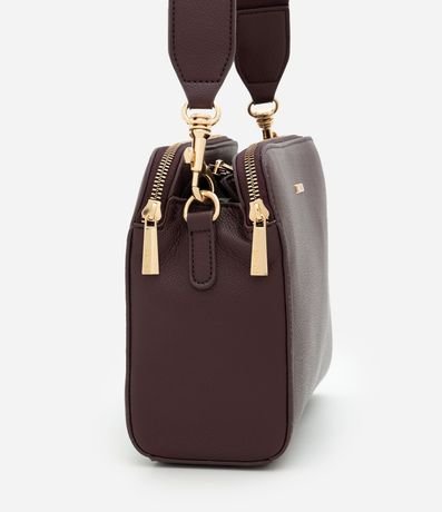 Cartera Transversal Mediana en PU con Asa Ajustable 2
