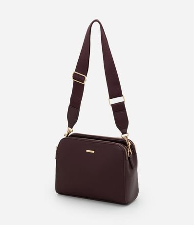 Cartera Transversal Mediana en PU con Asa Ajustable 4