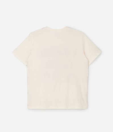 Remera Alargada con Estampa Lettering Curve & Plus Size 5