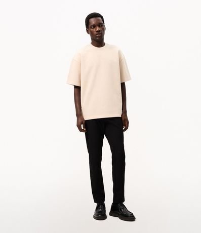 Remera Boxy Tech en Malla Pesada 2