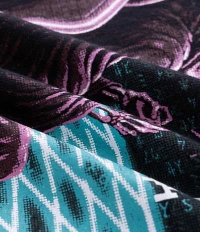 Remera Manga Corta en Algodón con Estampado Knockout 3