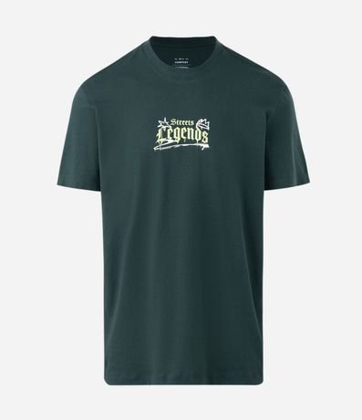 Remera Comfort en Algodón Manga Corta con Estampa de las Tortugas Ninja