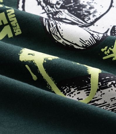 Remera Comfort en Algodón Manga Corta con Estampa de las Tortugas Ninja 3