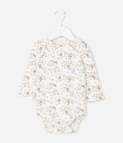 Body Infantil con Estampado de Animales y Flores – Talle RN a 18 Meses 2