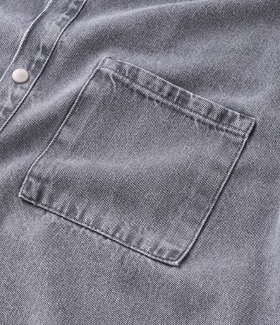 Camisa Boxy en Jeans con Bolsillos Marmorlada 8