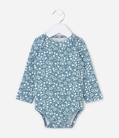 Body Infantil Manga Larga con Estampado Floral Liberty – Talle 0 a 18 Meses 2