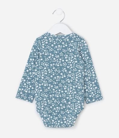 Body Infantil Manga Larga con Estampado Floral Liberty – Talle 0 a 18 Meses 3