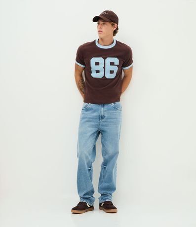 Pantalón en Jeans Recto Vintage 1