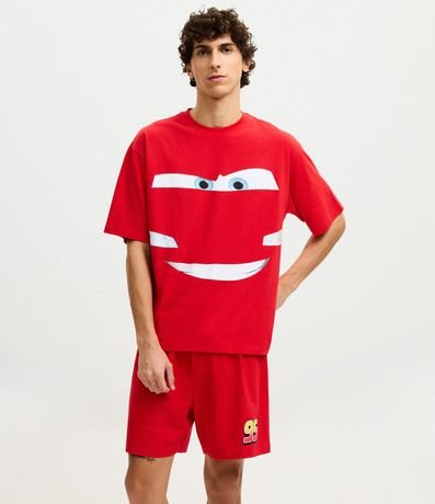 Pijama Corto Boxy en Algodón Rayo McQueen 5
