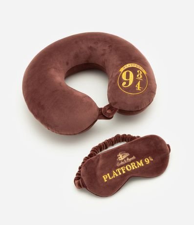 Almohada de Viaje con Máscara de Dormir Estampa de Harry Potter