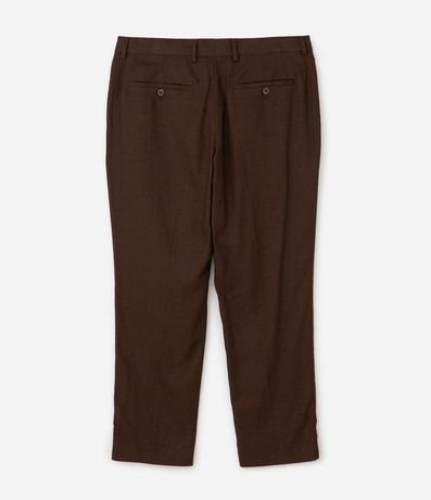 Pantalón Relaxed en Viscolino con Cintura Trabilla 2