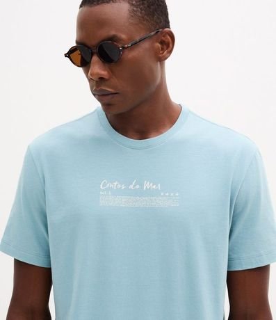 Remera en Algodón con Estampa Deportiva Cuentos del Mar 3