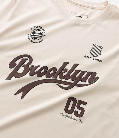 Remera Infantil con Estampado Lettering Deportivo Brooklyn – Talle 5 a 14 años 4