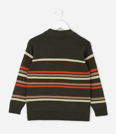 Buzo Infantil en Algodón con Textura Rayada – Talle 5 a 14 años 2