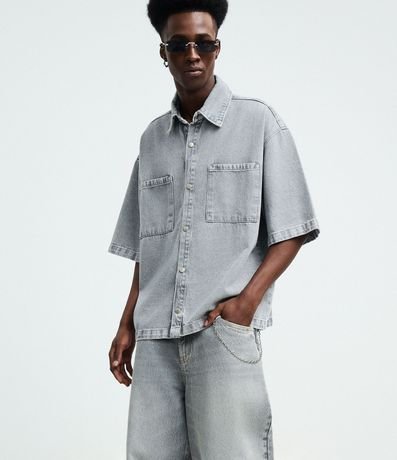 Pantalón Baggy Balloon en Jeans Denim Liso 4