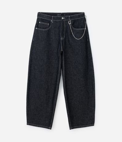 Pantalón Baggy Balloon en Jeans Denim Liso 5