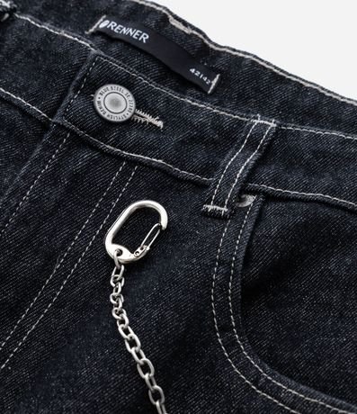 Pantalón Baggy Balloon en Jeans Denim Liso 8